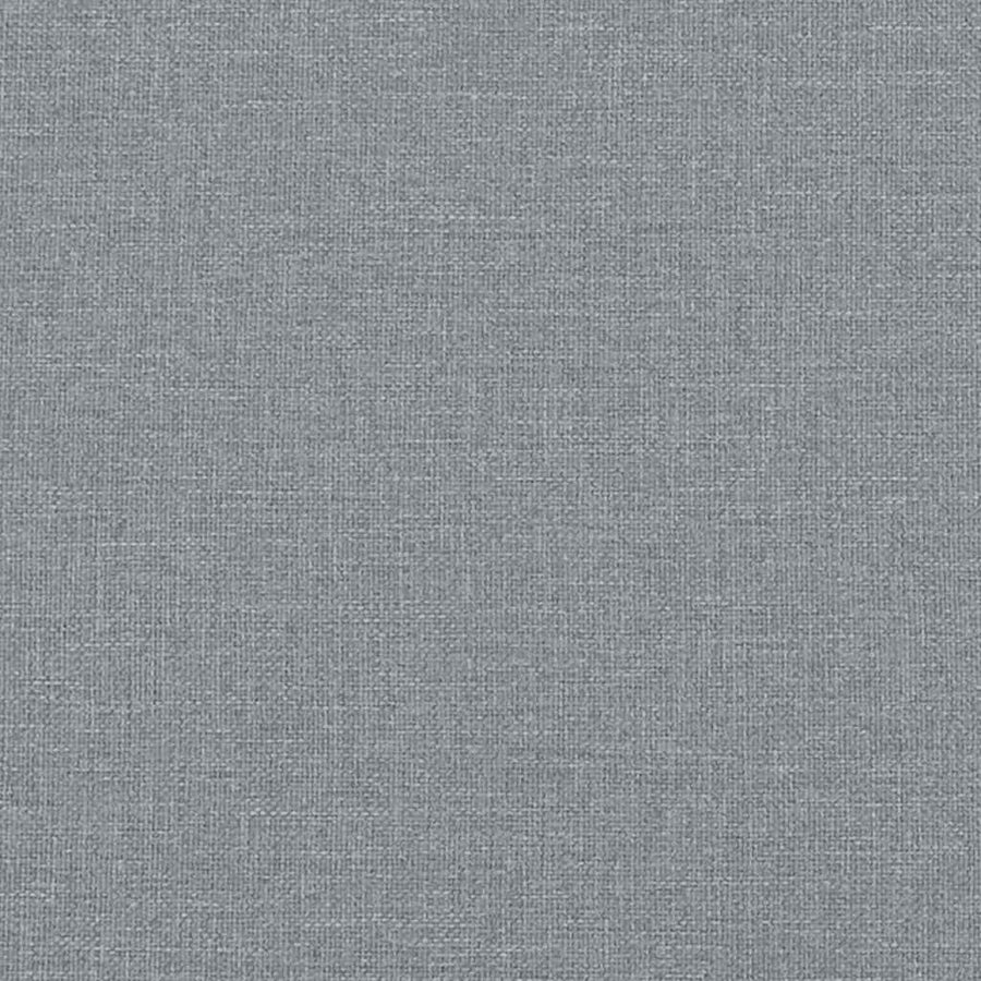2-Seater Sofa Light Grey 120 cm Fabric