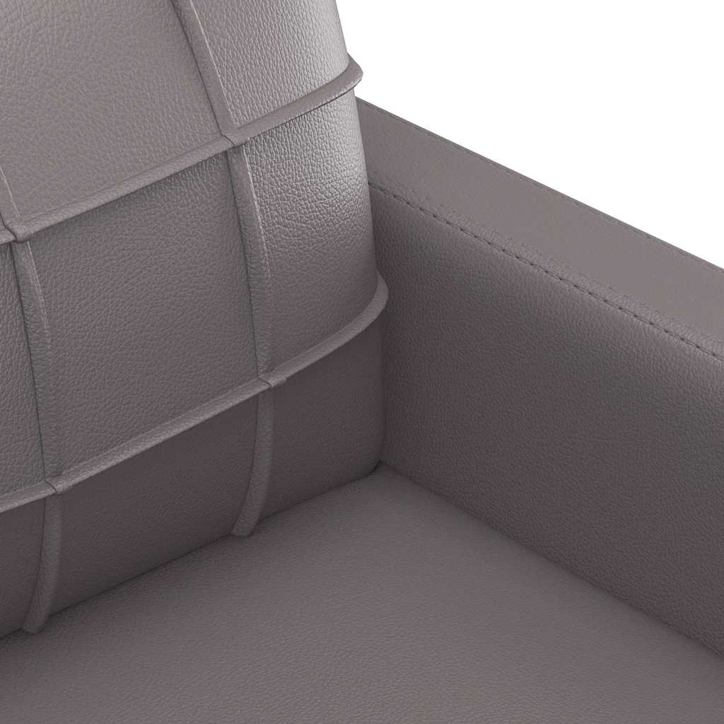 Sofa Chair Grey 60 cm Faux Leather