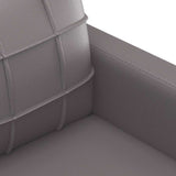 Sofa Chair Grey 60 cm Faux Leather