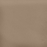 2-Seater Sofa Cappuccino 120 cm Faux Leather - Close-Up Angle