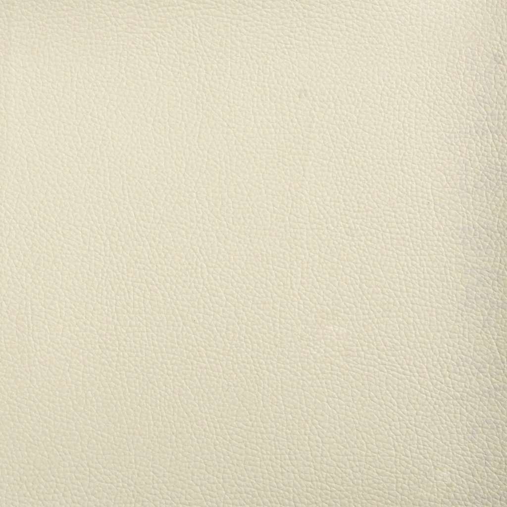 2-Seater Sofa Cream 140 cm Faux Leather