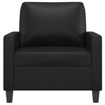 Sofa Chair Black 60 cm Faux Leather