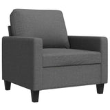 Sofa Chair Dark Grey 60 cm Fabric