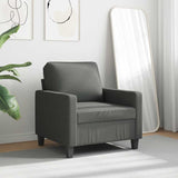 Sofa Chair Dark Grey 60 cm Fabric