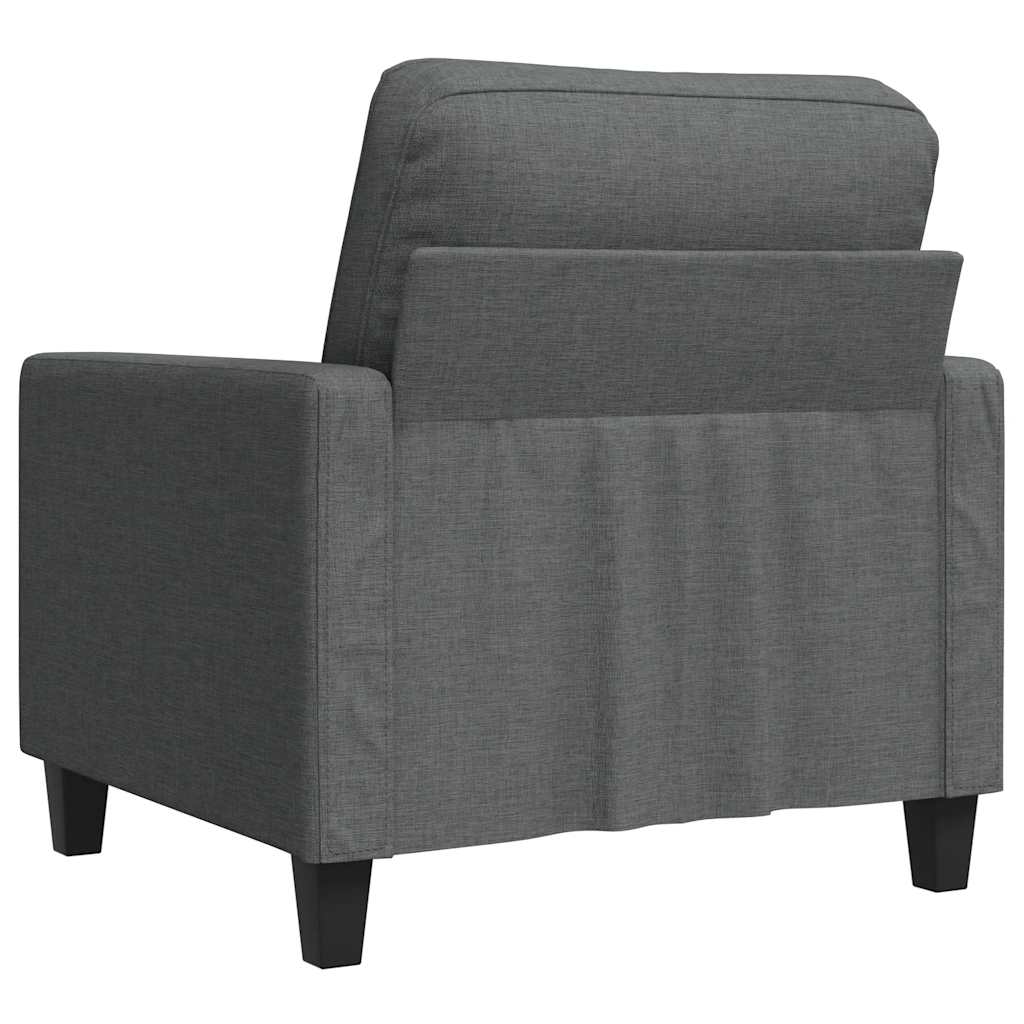 Sofa Chair Dark Grey 60 cm Fabric