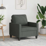 Sofa Chair Dark Grey 60 cm Fabric