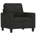 Sofa Chair Black 60 cm Fabric