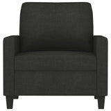 Sofa Chair Black 60 cm Fabric - Side View
