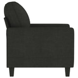 Sofa Chair Black 60 cm Fabric - Top-Down View