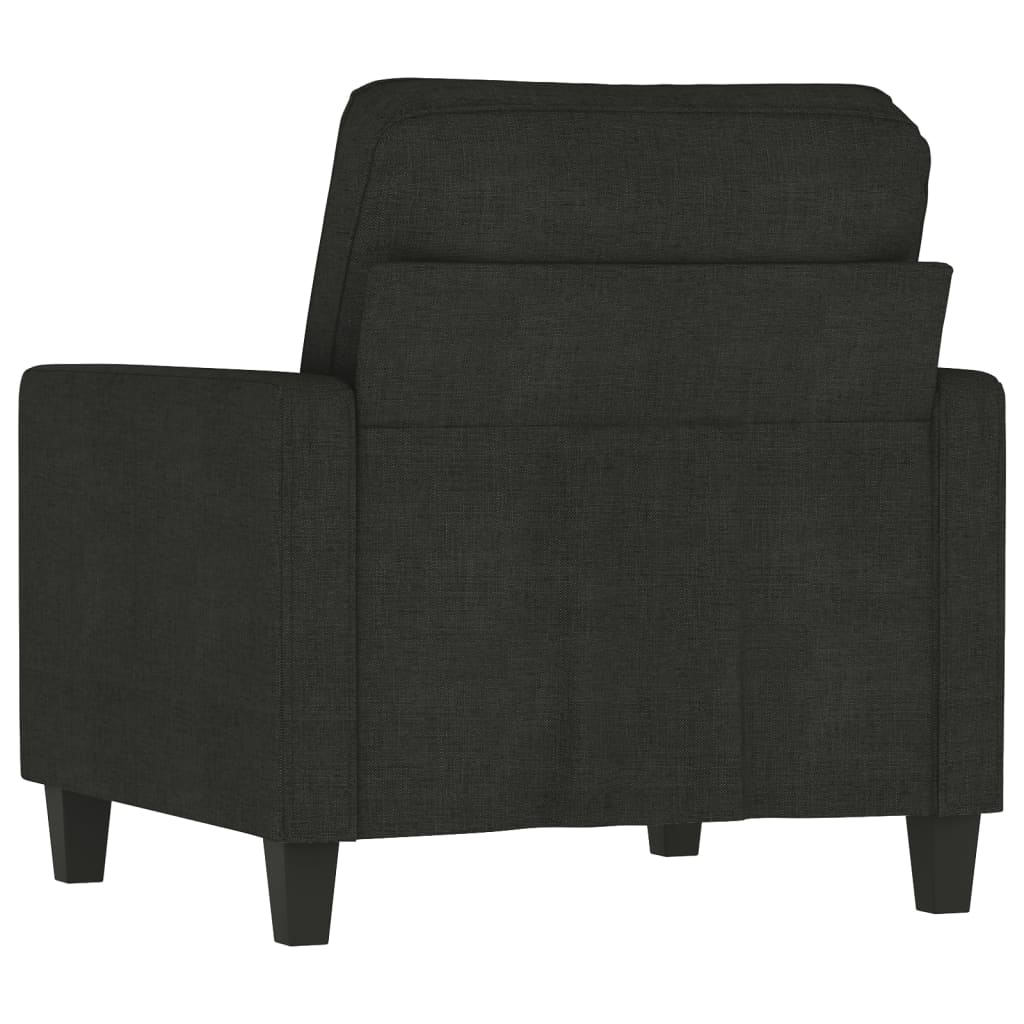 Sofa Chair Black 60 cm Fabric