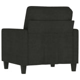 Sofa Chair Black 60 cm Fabric - 45-Degree Angle