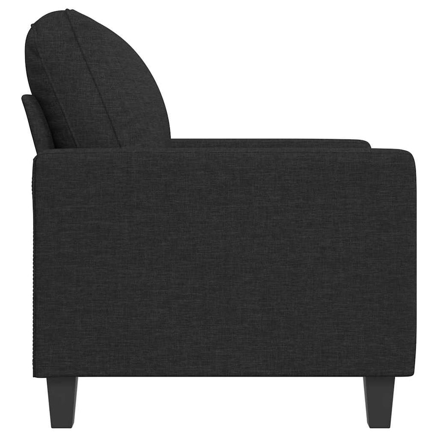 Sofa Chair Black 60 cm Fabric