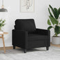 Sofa Chair Black 60 cm Fabric