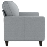 3-Seater Sofa Light Grey 180 cm Fabric - Top-Down View