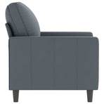Sofa Chair Dark Grey 60 cm Velvet