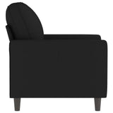 Sofa Chair Black 60 cm Velvet - Top-Down View