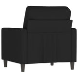 Sofa Chair Black 60 cm Velvet - 45-Degree Angle
