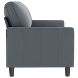 3-Seater Sofa Dark Grey 180 cm Velvet - Top-Down View