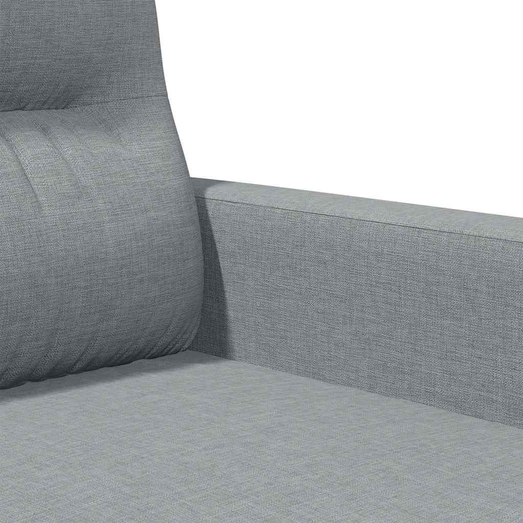 Sofa Chair Light Grey 60 cm Fabric