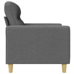 Sofa Chair Dark Grey 60 cm Fabric