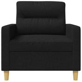 Sofa Chair Black 60 cm Fabric