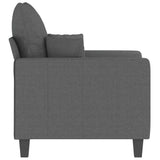 Sofa Chair Dark Grey 60 cm Fabric - 45-Degree Angle