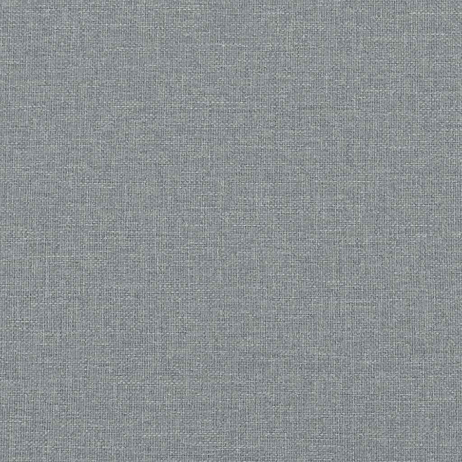 2-Seater Sofa Light Grey 140 cm Fabric