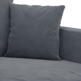 2-Seater Sofa Dark Grey 120 cm Velvet