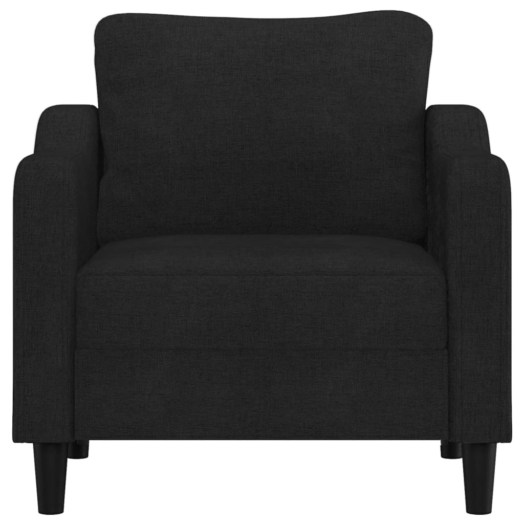 Sofa Chair Black 60 cm Fabric