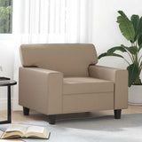 Sofa Chair Cappuccino 60 cm Faux Leather