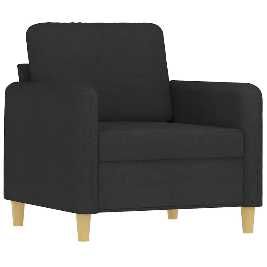 Sofa Chair Black 60 cm Fabric