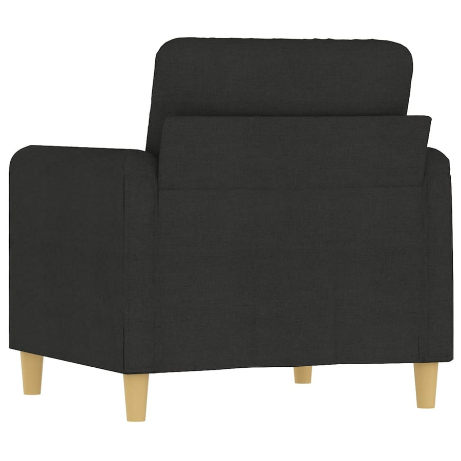 Sofa Chair Black 60 cm Fabric