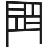 Bed Frame without Mattress Black 90x190 cm Solid Wood
