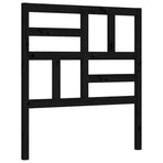 Bed Frame without Mattress Black 90x190 cm Solid Wood
