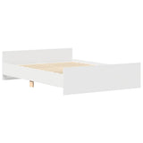 Bed Frame without Mattress White 150x200 cm - Top-Down View