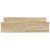 Bed Frame without Mattress Sonoma Oak 183x203 cm King - 45-Degree Angle