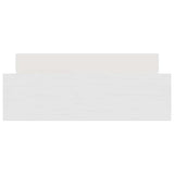 Bed Frame without Mattress White 135x190 cm