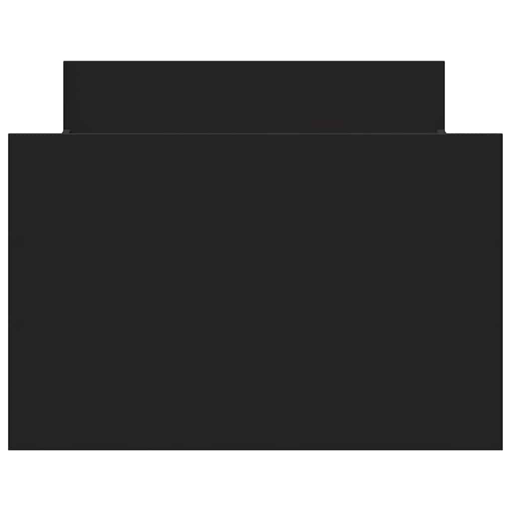 Bed Frame without Mattress Black 90x190 cm