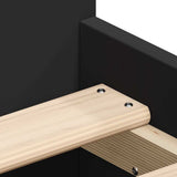 Bed Frame without Mattress Black 90x190 cm - Extra Image