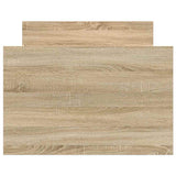 Bed Frame without Mattress Sonoma Oak 90x190 cm - Rear View