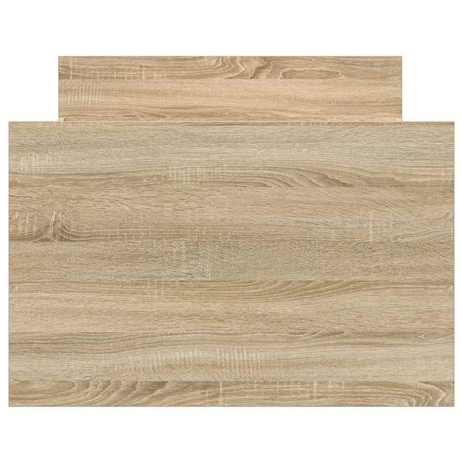 Bed Frame without Mattress Sonoma Oak 90x190 cm