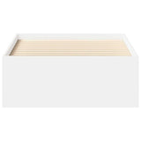 Bed Frame without Mattress White 90x190 cm - 45-Degree Angle