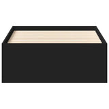 Bed Frame without Mattress Black 90x190 cm
