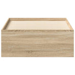 Bed Frame without Mattress Sonoma Oak 90x190 cm