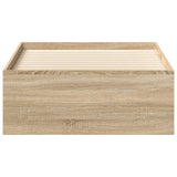 Bed Frame without Mattress Sonoma Oak 90x190 cm - 45-Degree Angle