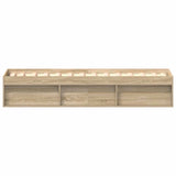 Bed Frame without Mattress Sonoma Oak 90x190 cm - Rear View