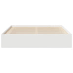 Bed Frame without Mattress White 180x200 cm Super King Size, image 4