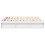 Bed Frame without Mattress White 180x200 cm Super King Size, image 6