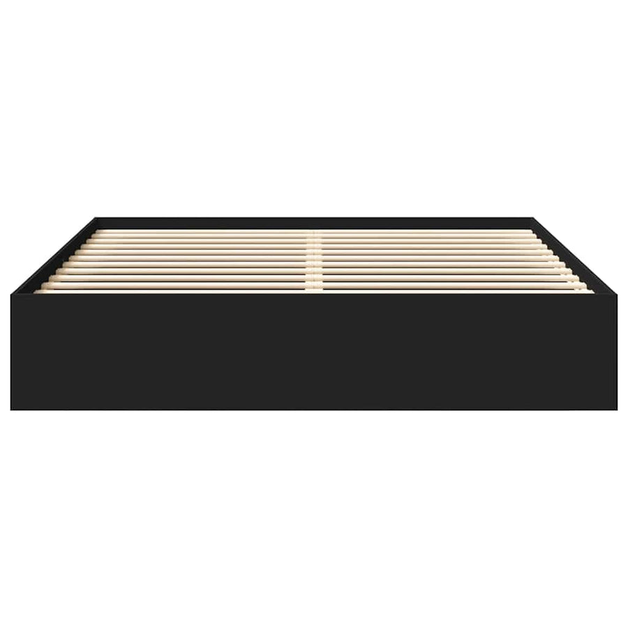 Bed Frame without Mattress Black 180x200 cm Super King Size