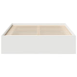 Bed Frame without Mattress White 135x190 cm - 45-Degree Angle